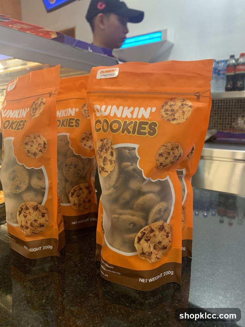 Dunkin' Cookies Packaging Display
