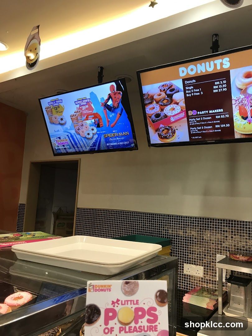 Dunkin Donuts Interior Display