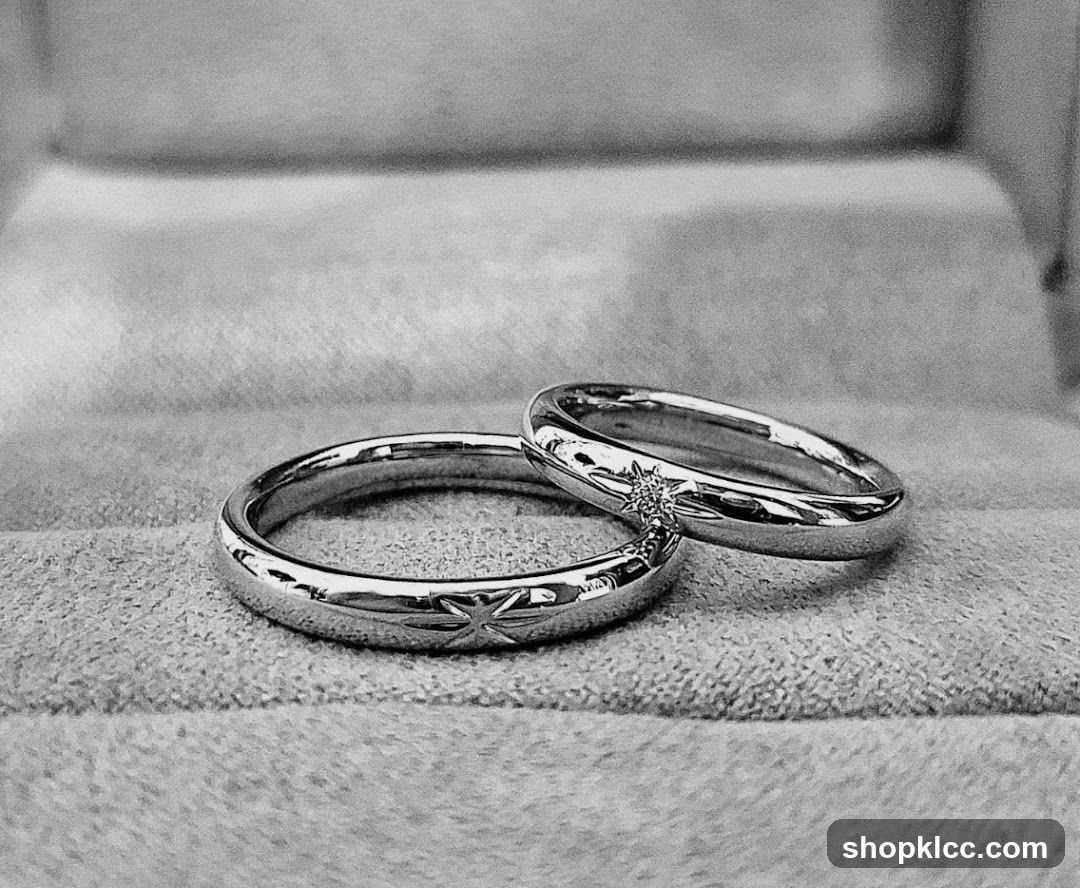 Wedding Rings on Velvet