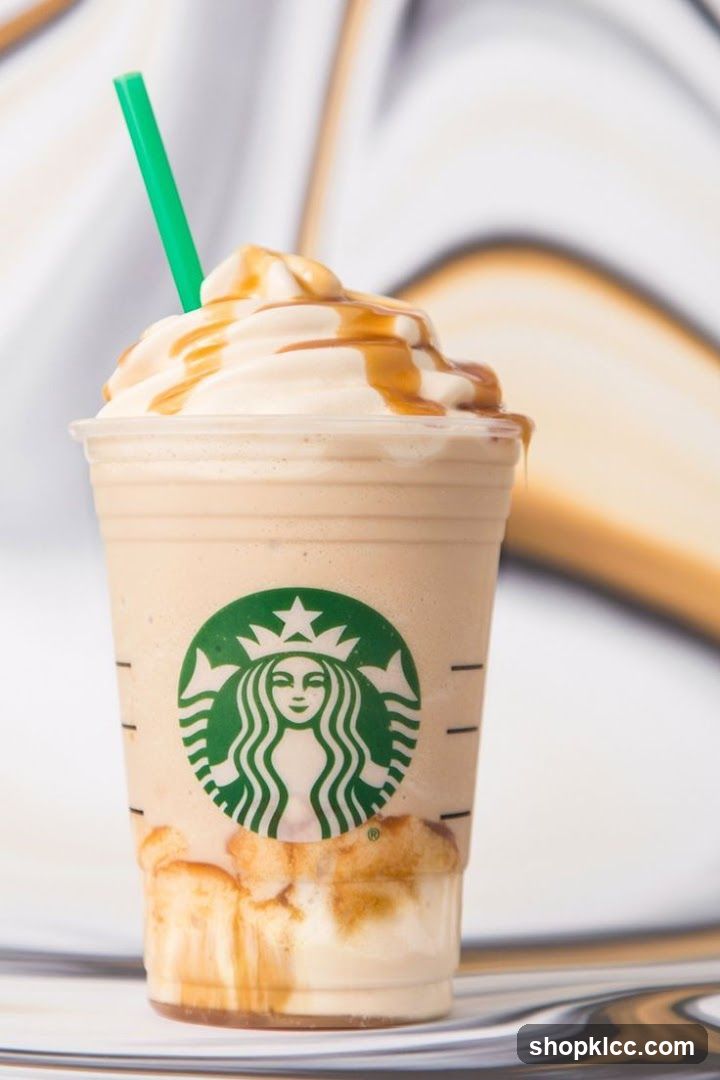Starbucks Frappuccino with Caramel Drizzle
