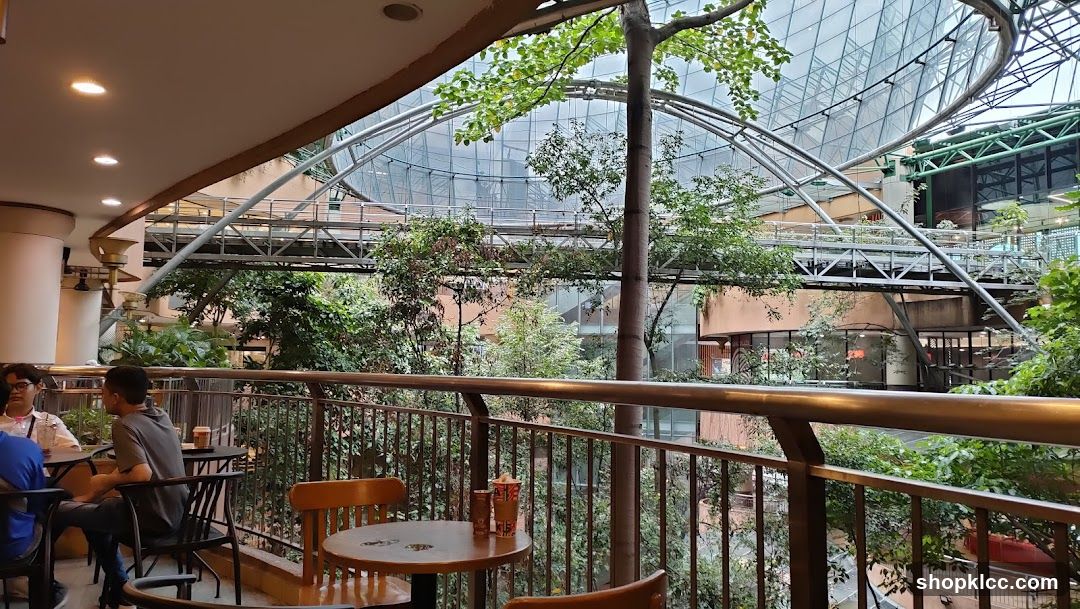 Indoor Garden Cafe Balcony View