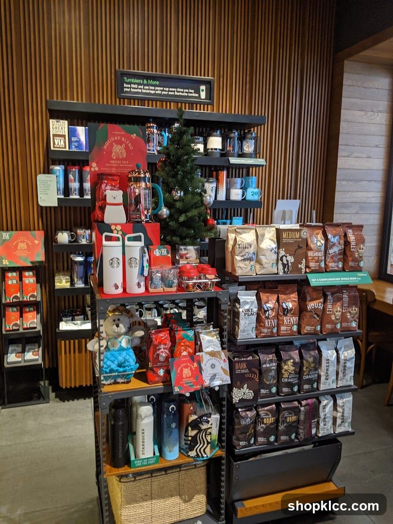 Starbucks Store Interior Display
