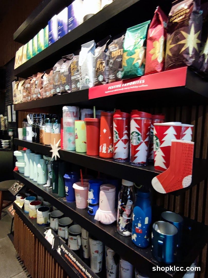 Starbucks Holiday Merchandise Display