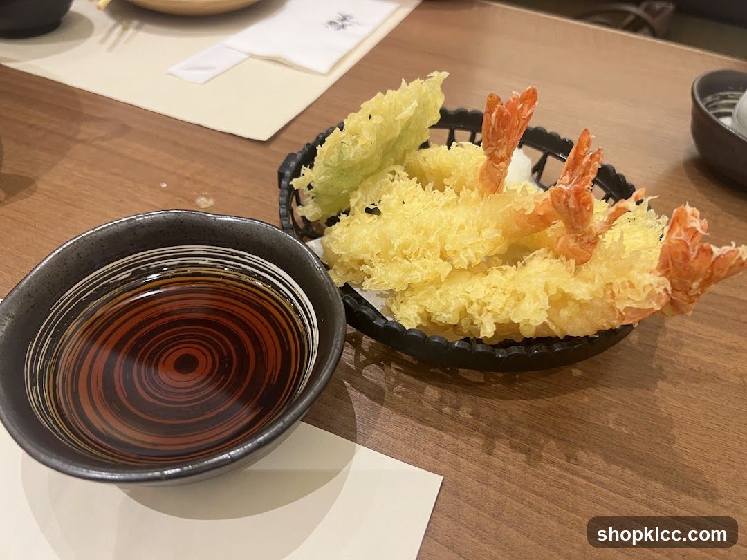 Tempura with Shoyu Sauce