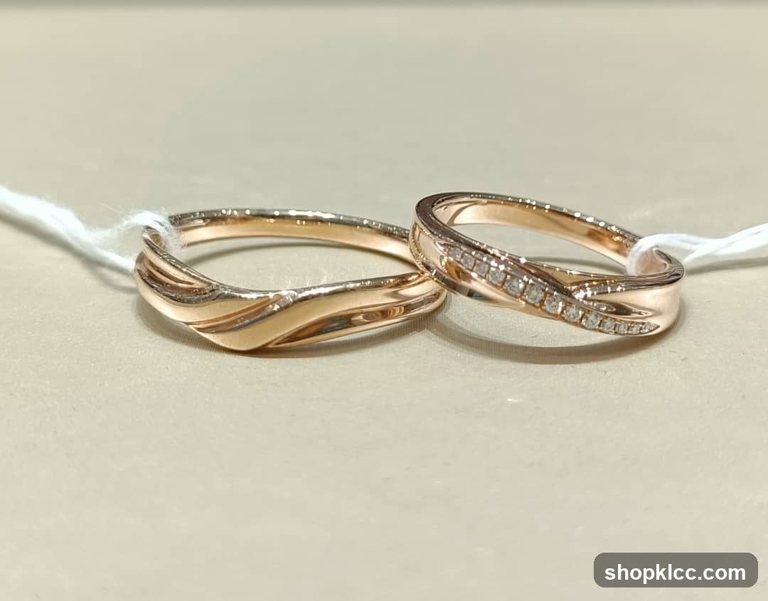 Rose Gold Rings with Diamonds