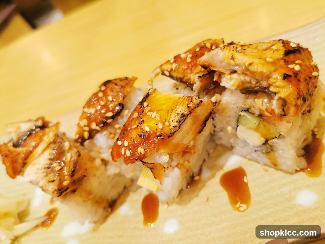 Grilled Eel Sushi Rolls