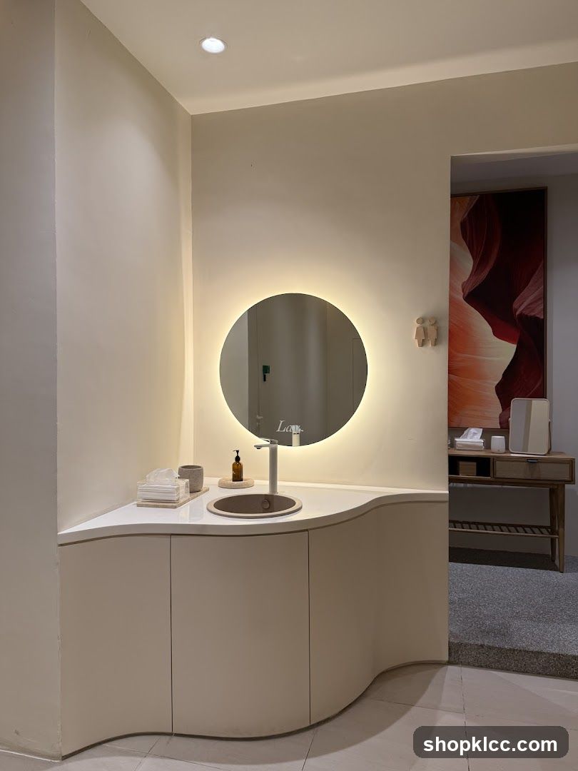 Modern Bathroom Vanity Area