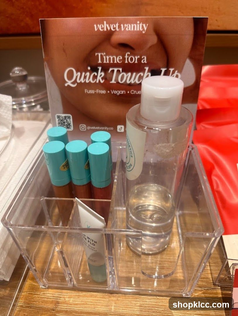 Velvet Vanity Quick Touch Up Display