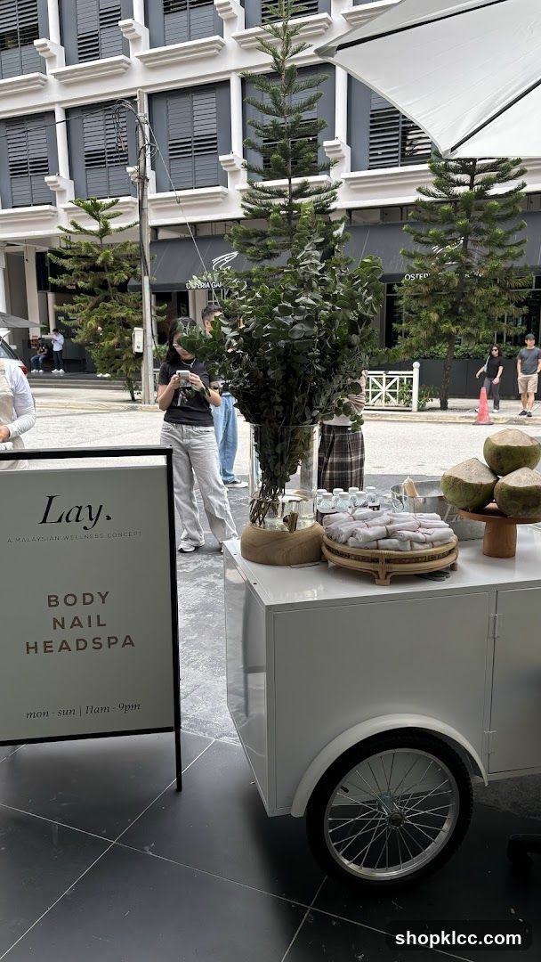 Outdoor Beauty Product Display