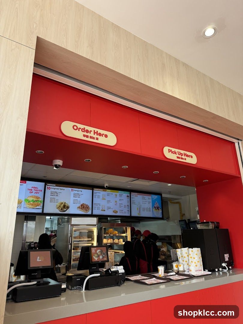 Fast Food Counter Interior