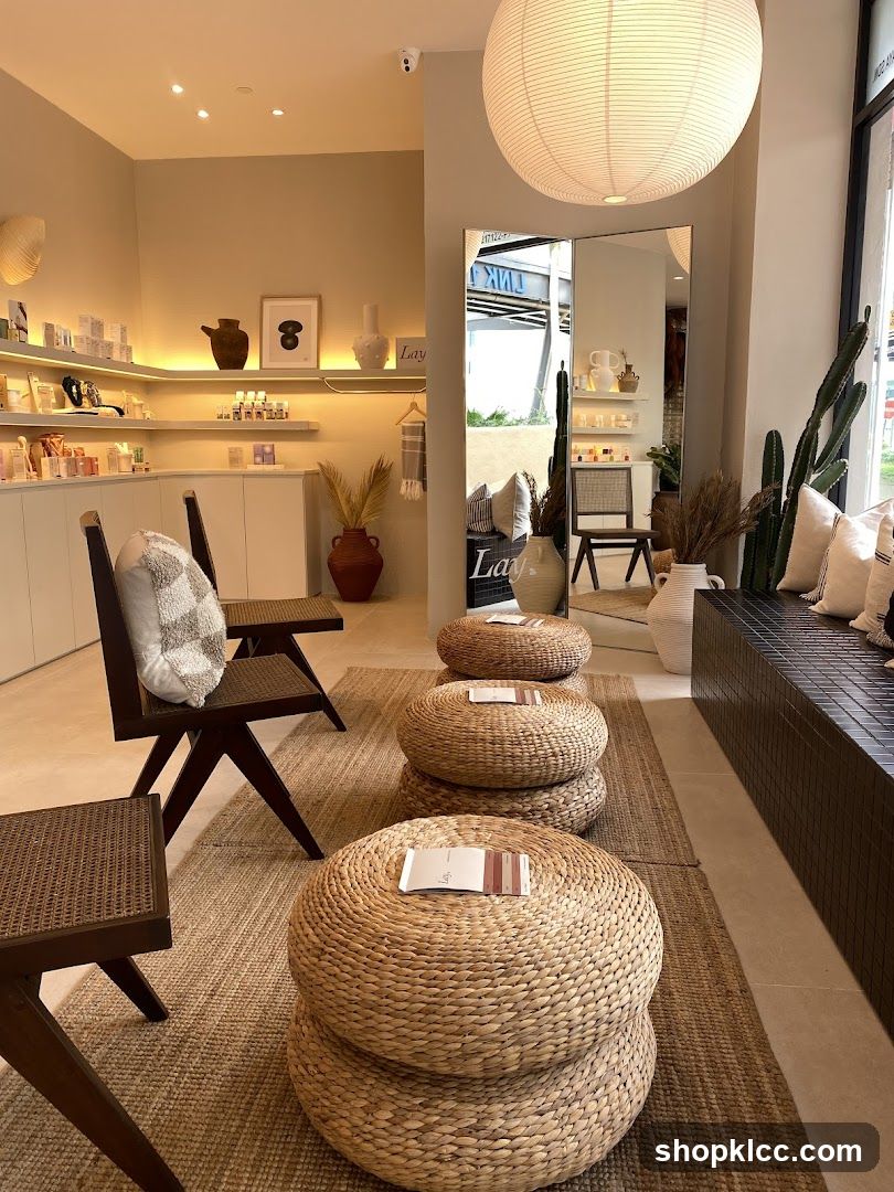 Interior of a modern home goods store