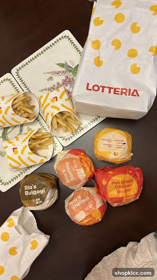 Lotteria Fast Food Meal