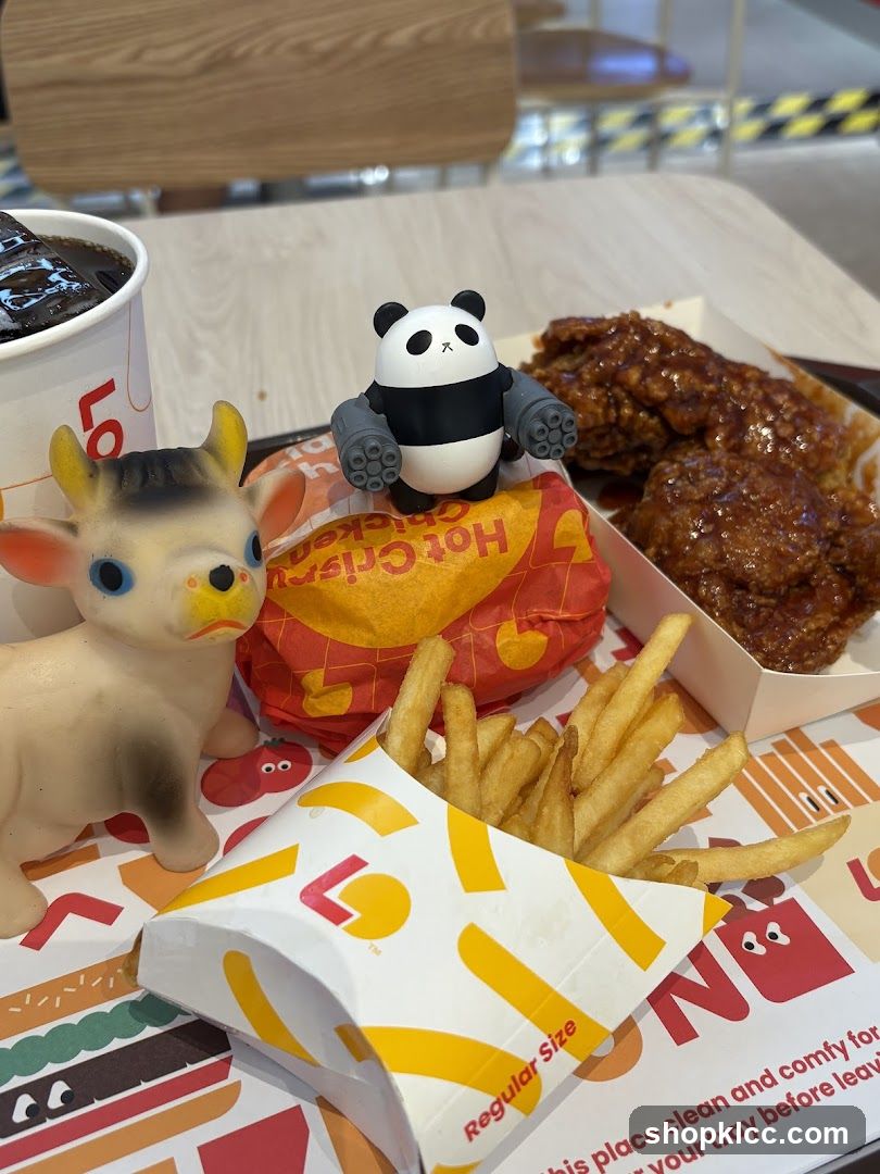 Fast Food Meal with Figurines