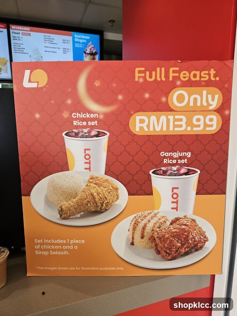 Lotte Chicken Rice Set Ad