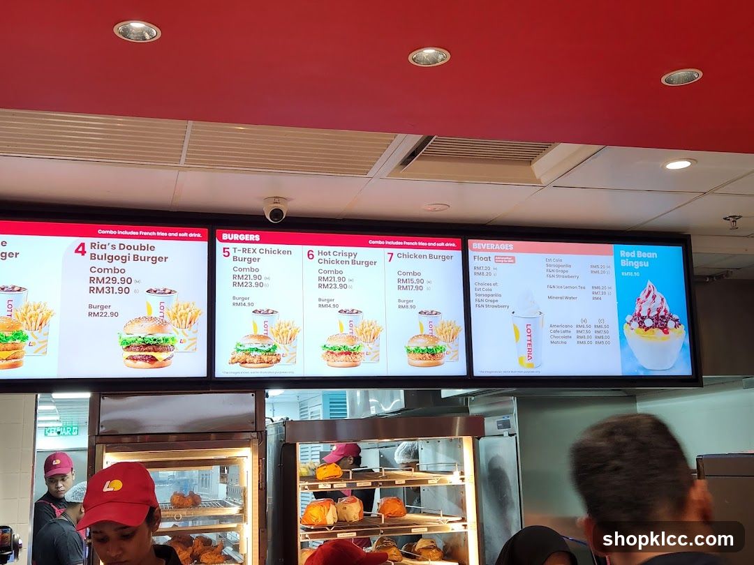 Burger Chain Menu Board