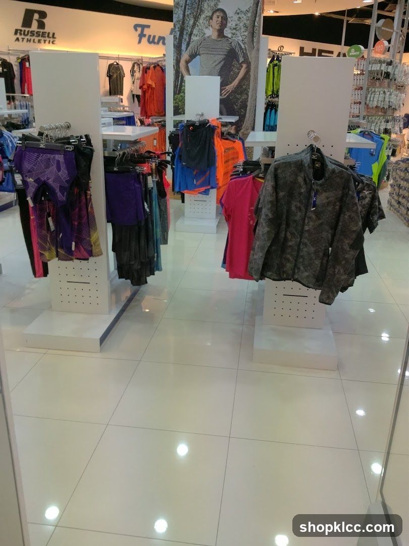 Athletic Apparel Display