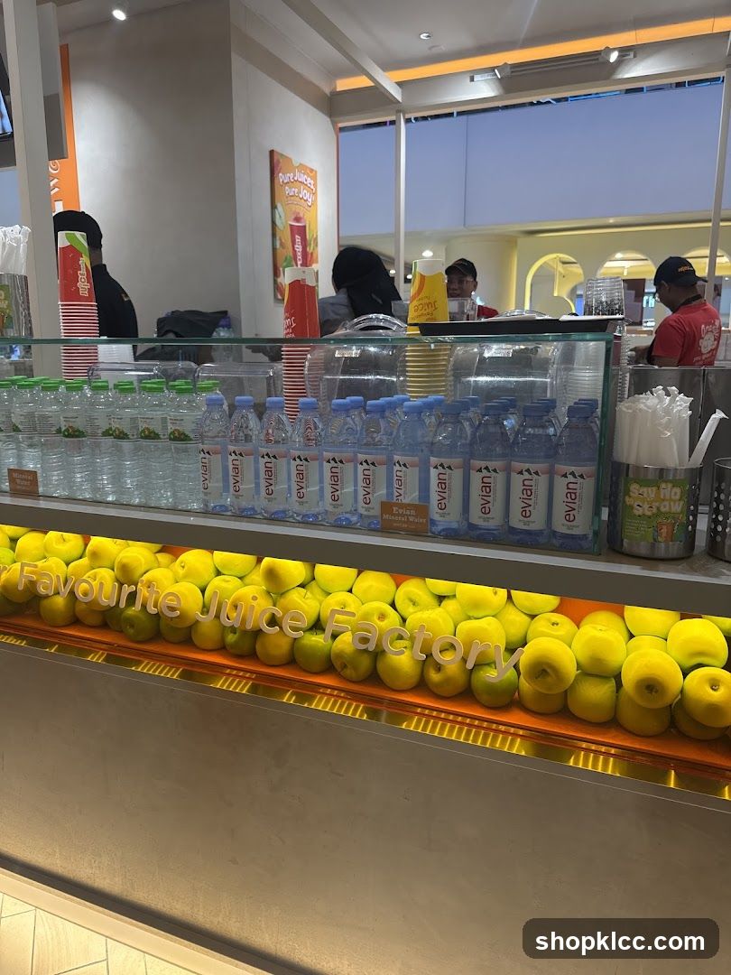 Juice Bar Display