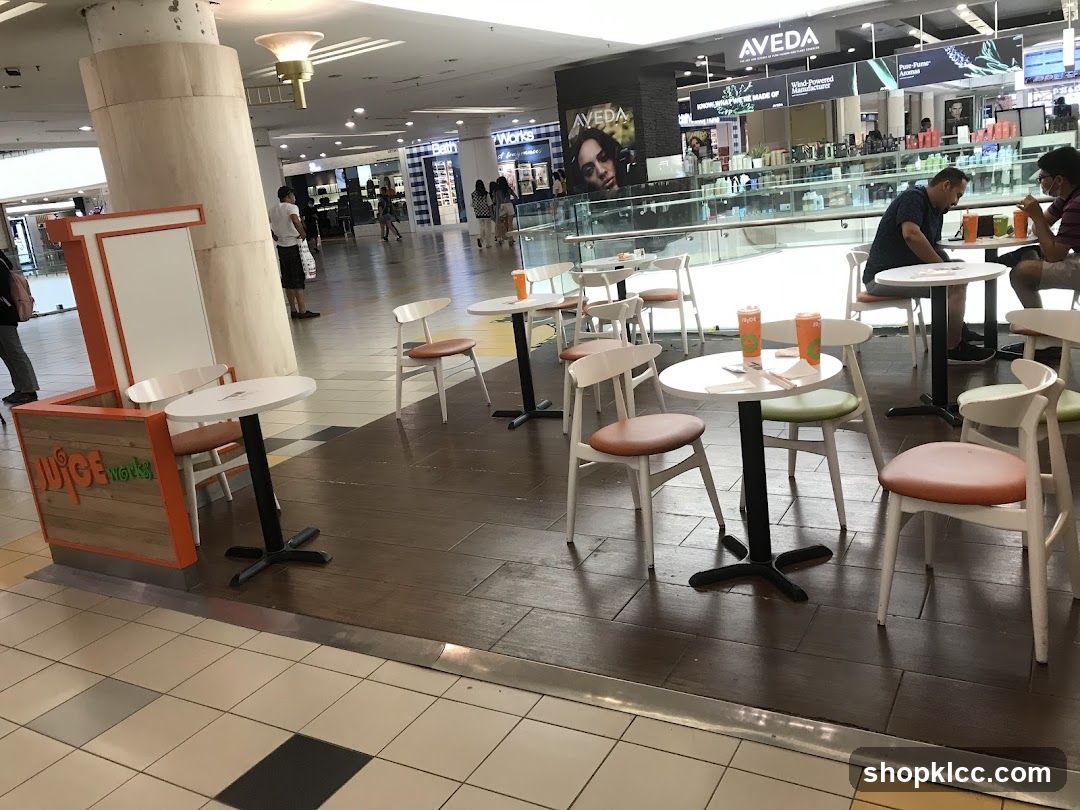 Juice Works Cafe Seating Area