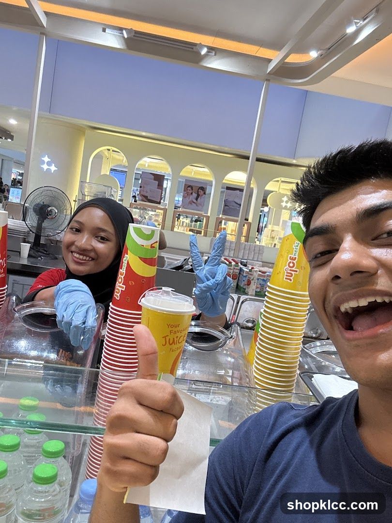 Juice Factory Selfie