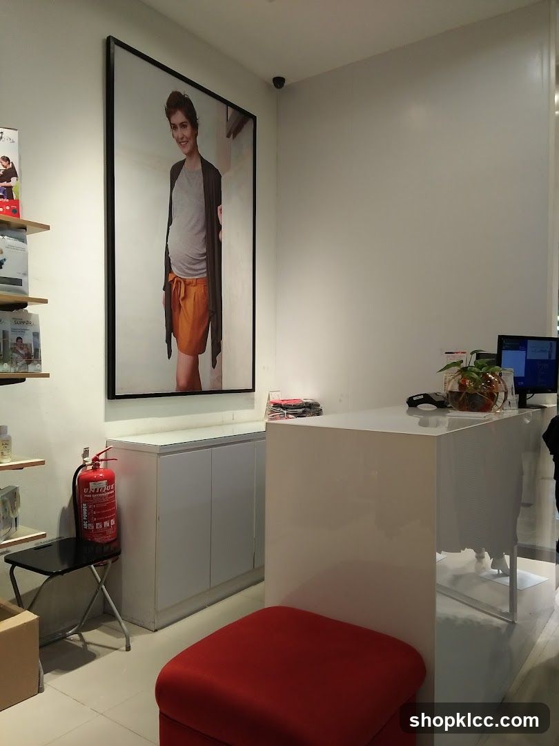 Interior of a modern retail space