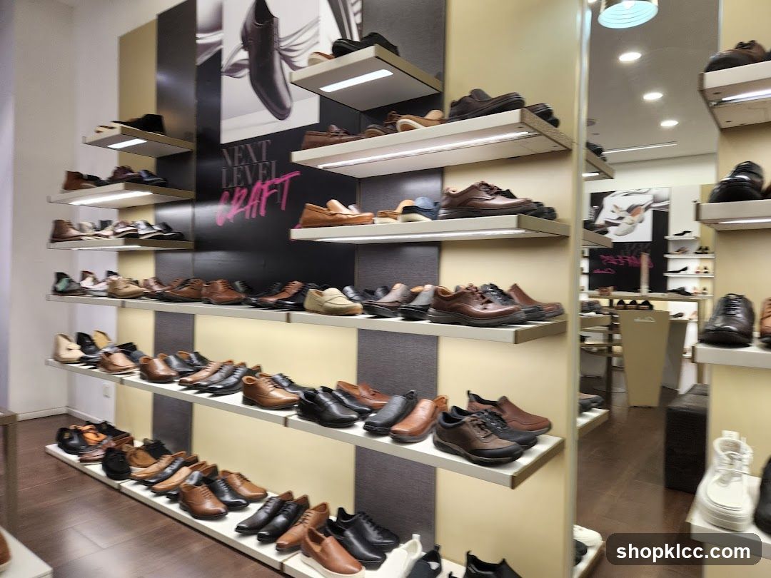 Shoe Store Interior Display