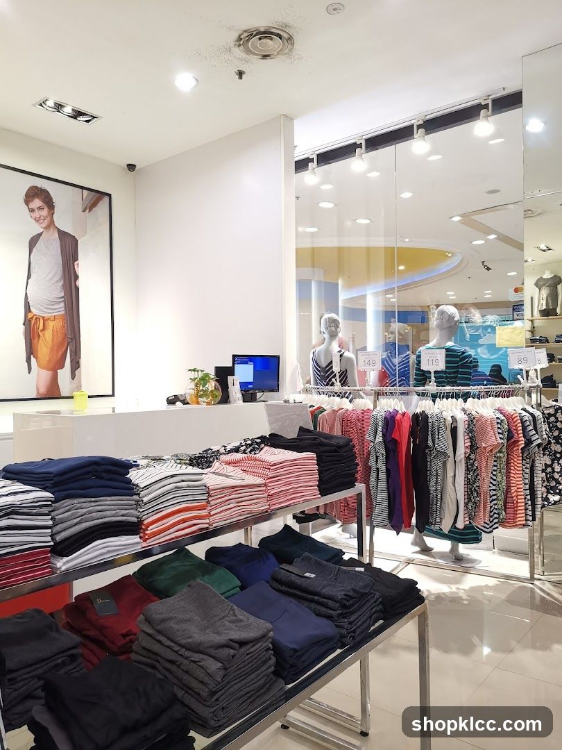 Clothing Store Interior Display