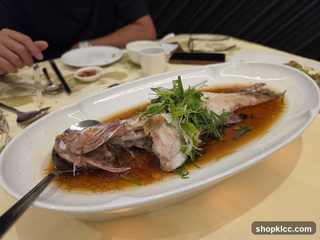 Steamed Fish with Ginger and Scallion Sauce
