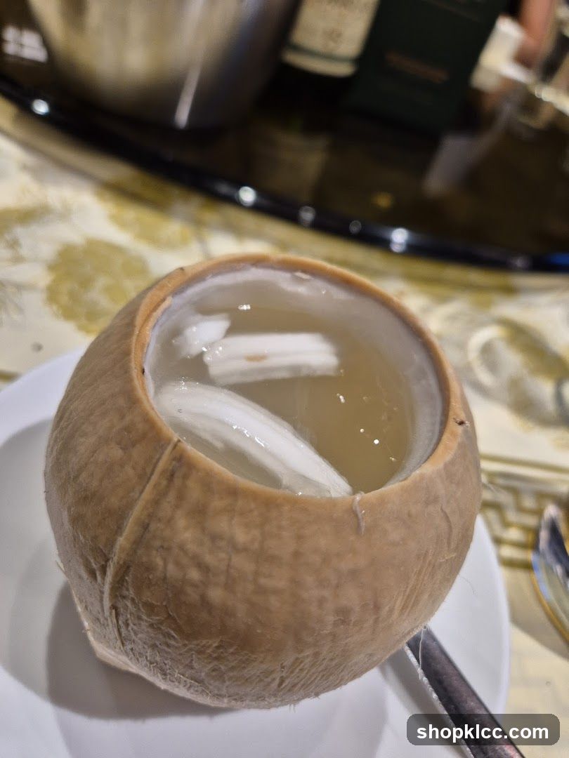 Coconut Drink in Shell