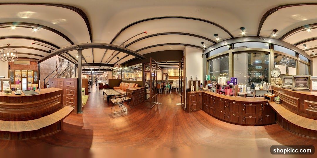 Interior of a modern café or restaurant