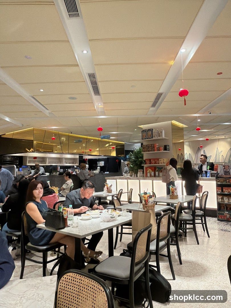 Restaurant Interior with Diners
