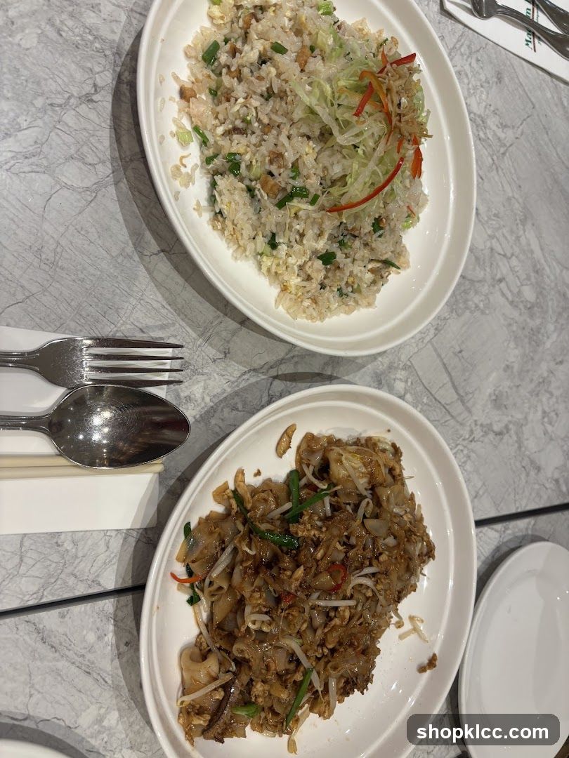Asian Noodles and Fried Rice