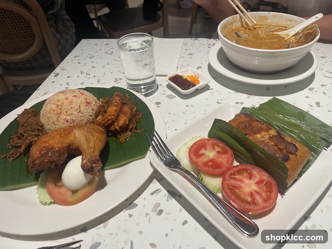 Nasi Lemak and Curry Noodles