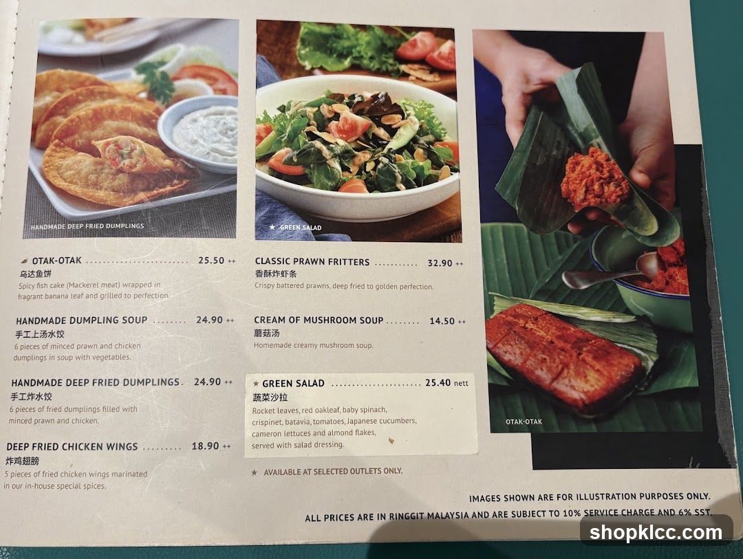 Menu Items