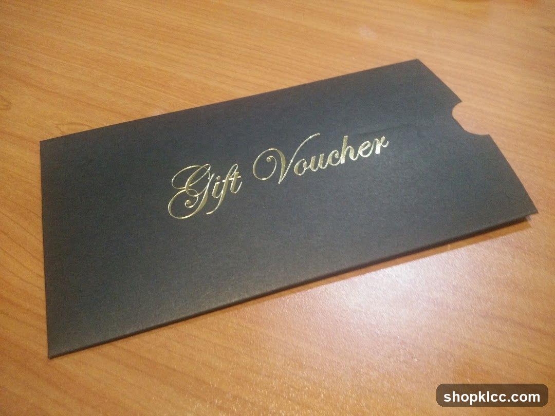 Gift Voucher Envelope