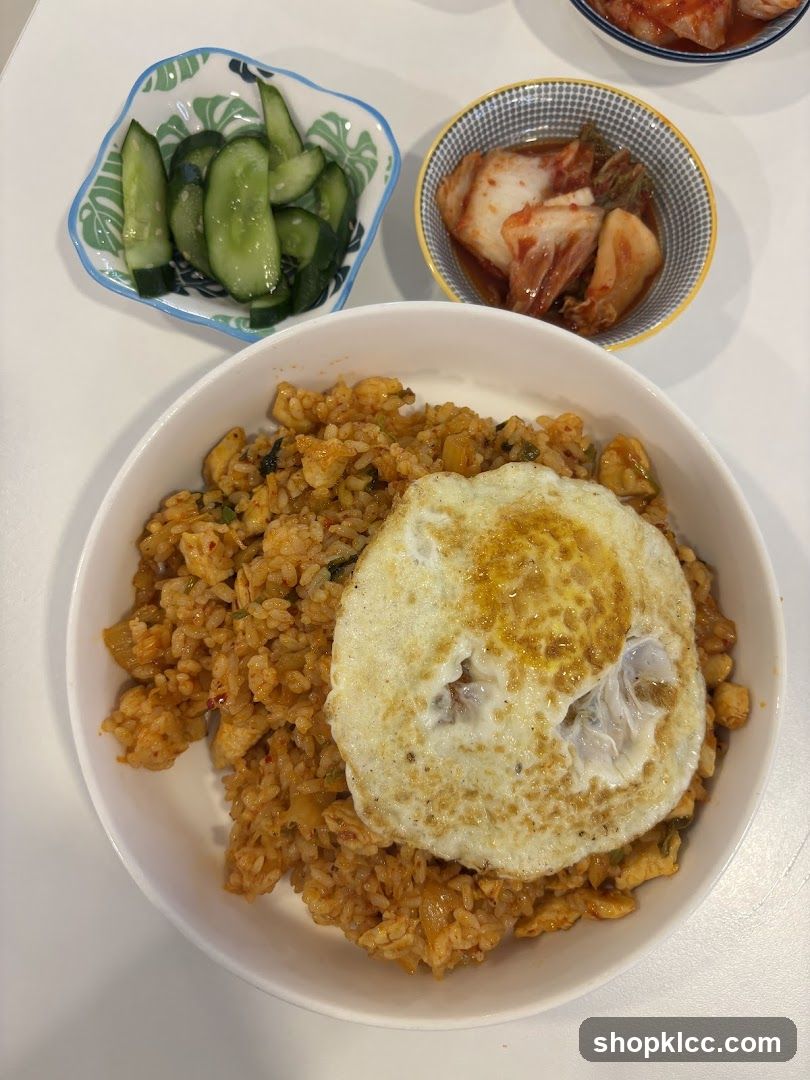 Fried Rice with Egg and Side Dishes