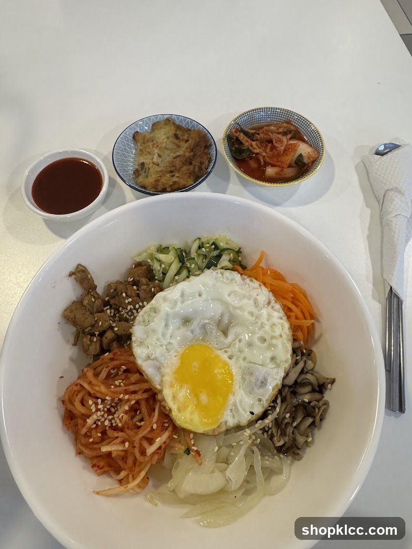 Bibimbap Bowl with Side Dishes