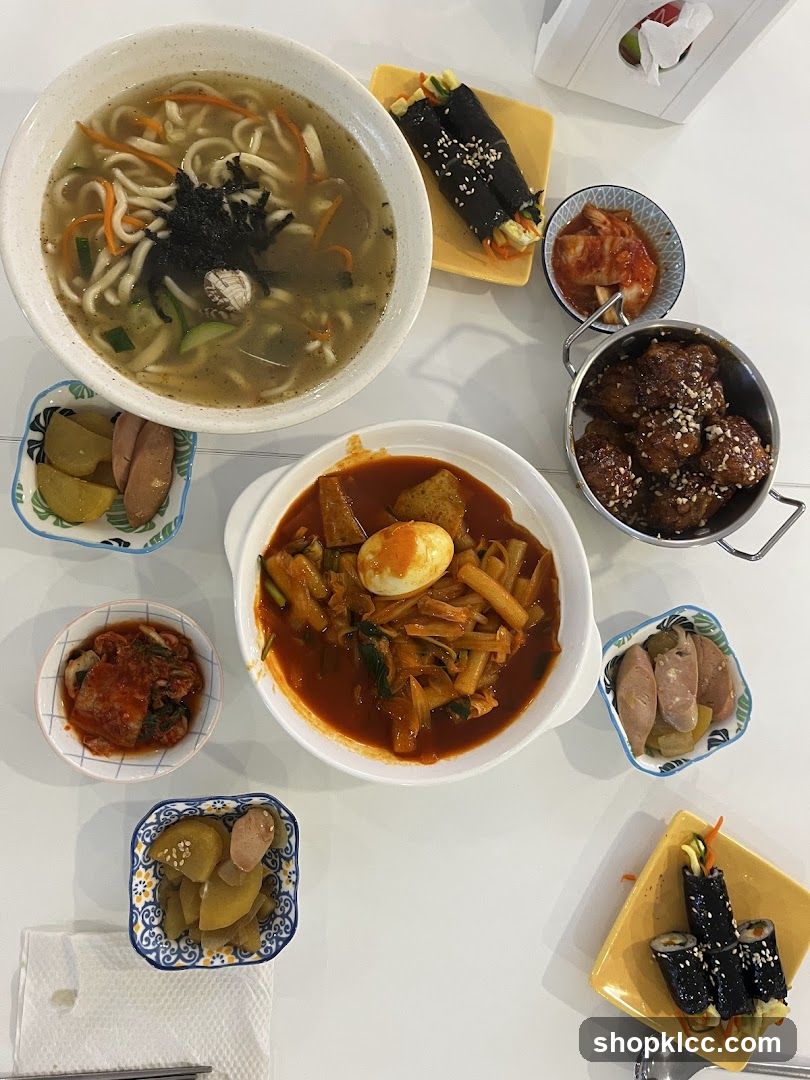 Korean Meal Spread