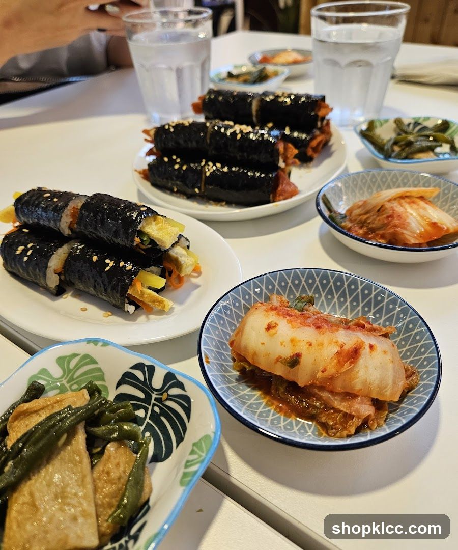 Korean Food Spread