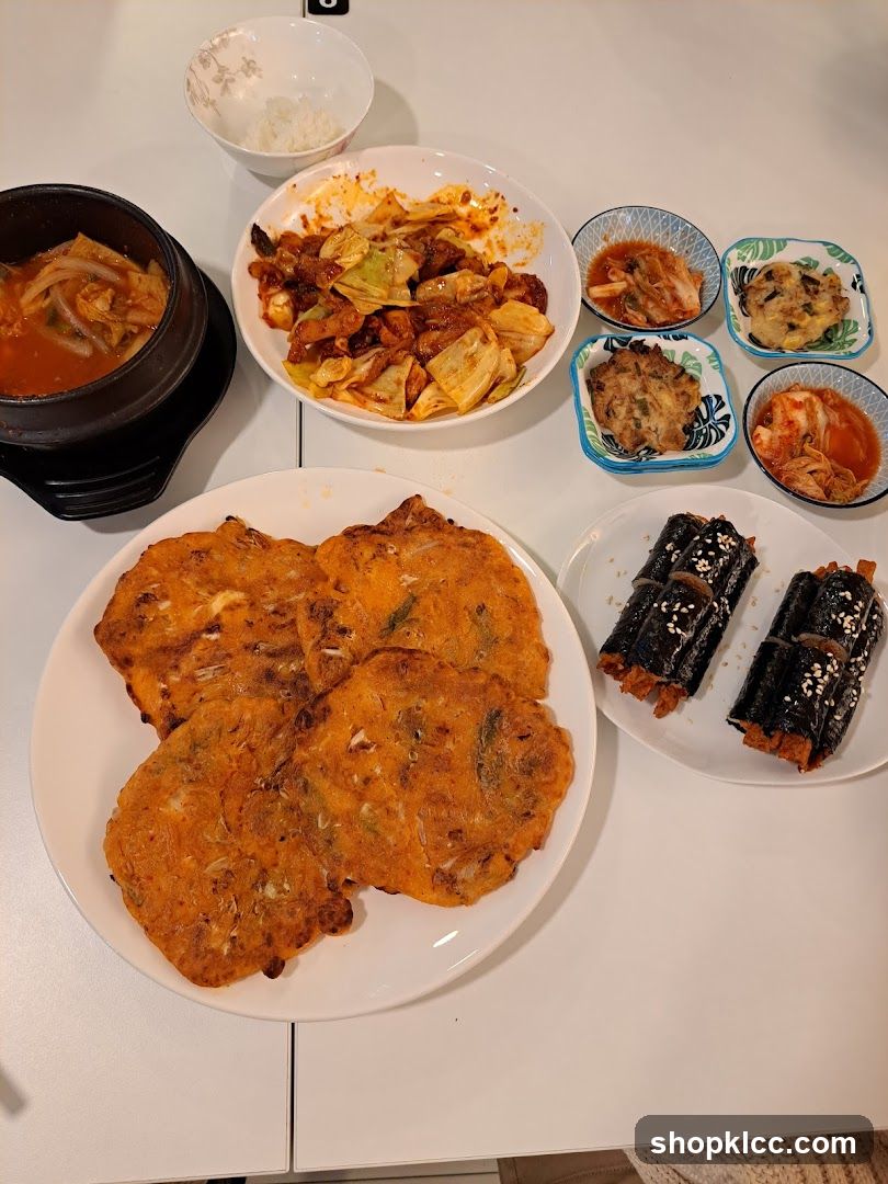 Korean Meal Spread