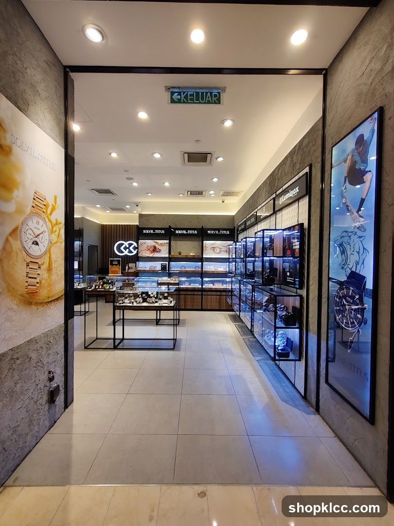 Watch Store Interior