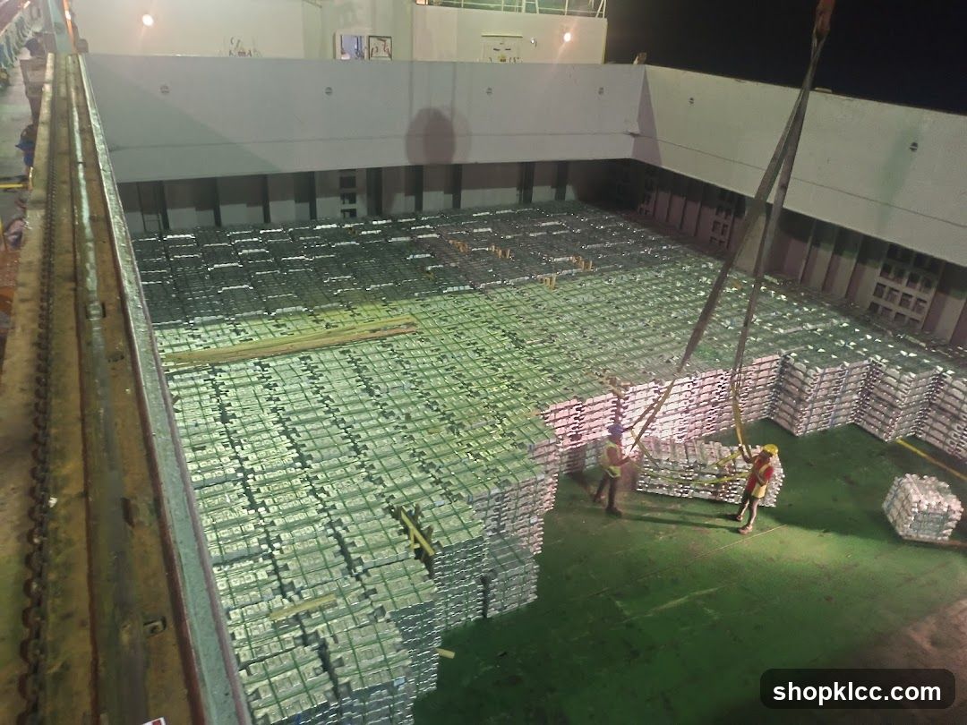 Cargo Hold Filled with Ingots