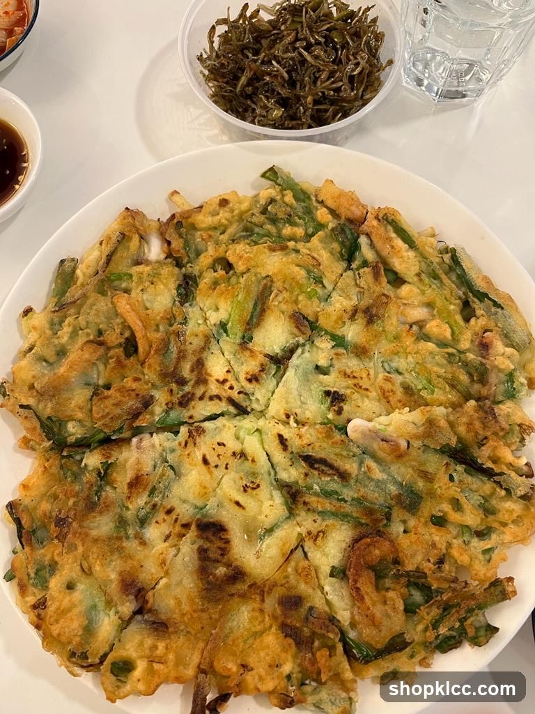 Scallion Pancakes with Side Dishes