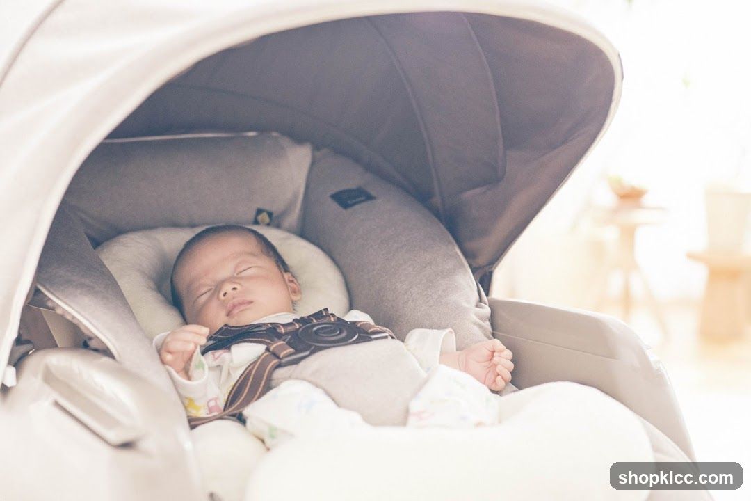 Baby Sleeping in Stroller