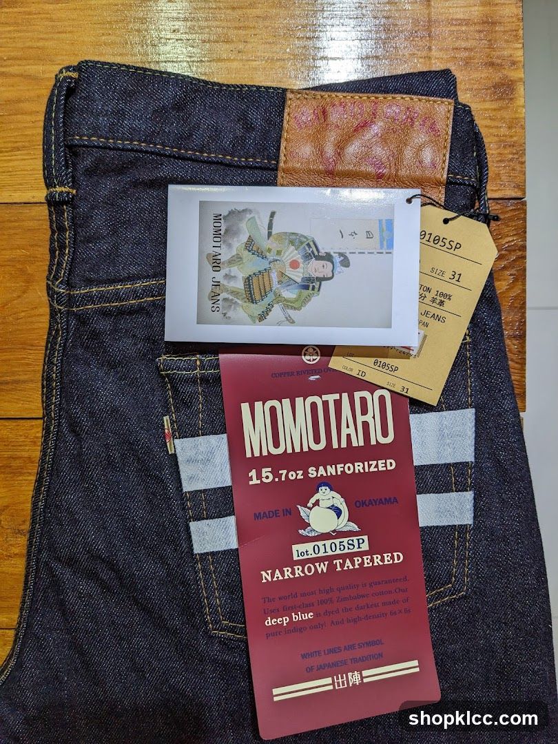 Momotaro Jeans Tag
