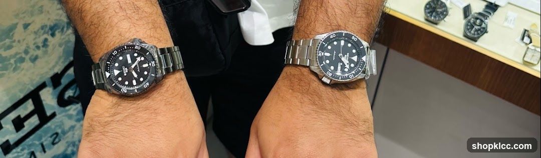 Watches on wrists