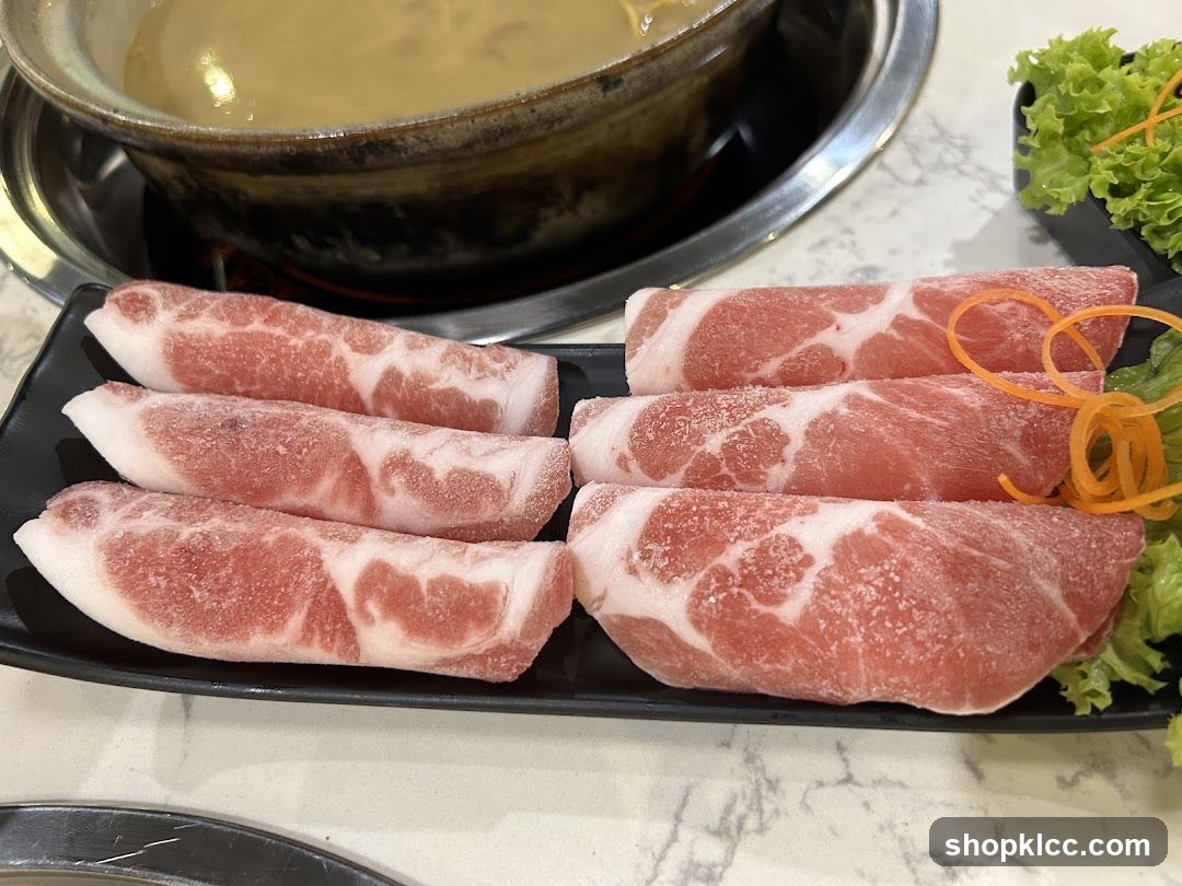 Thinly Sliced Pork Belly
