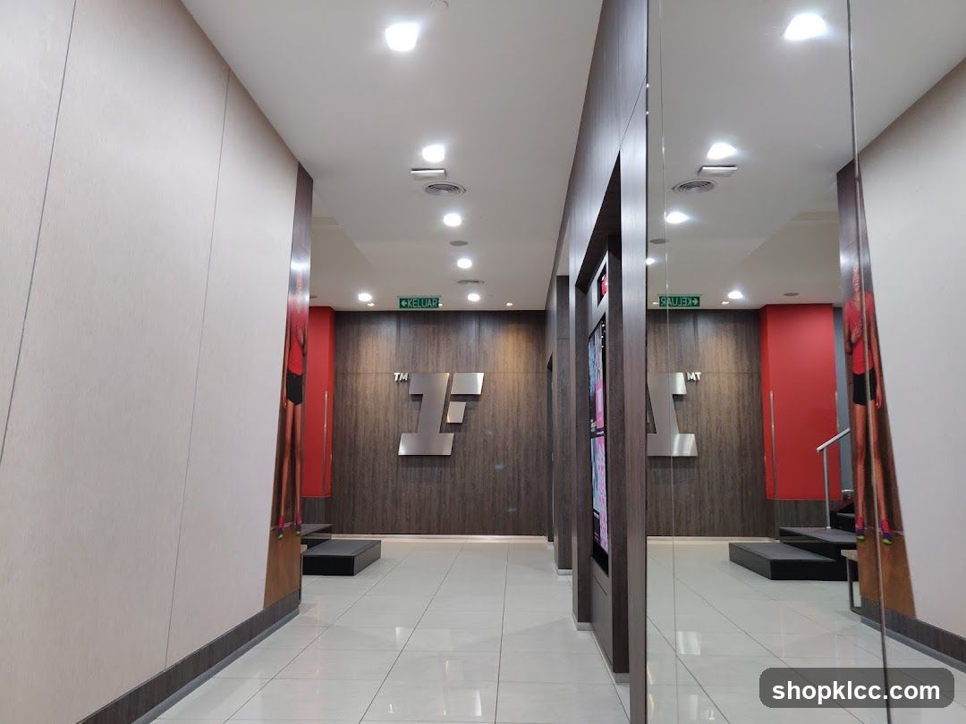 Modern Interior Hallway with Branding