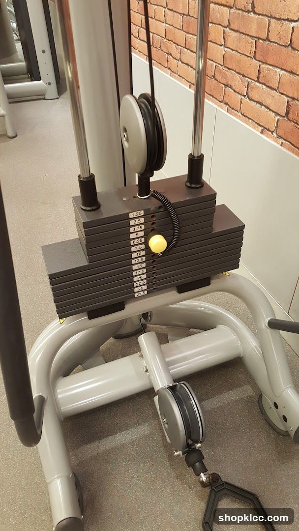 Weight Stack on Gym Machine