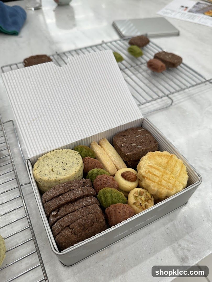 Assorted Cookies in a Tin