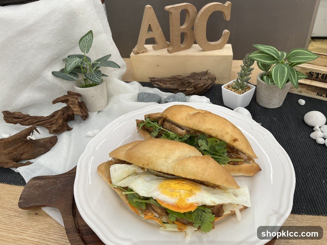 Two Banh Mi Sandwiches